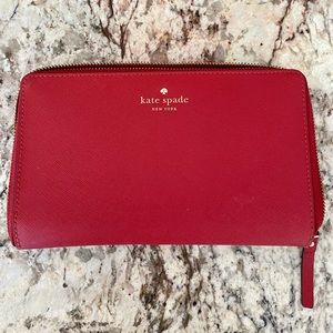 Kate Spade oversized wallet.